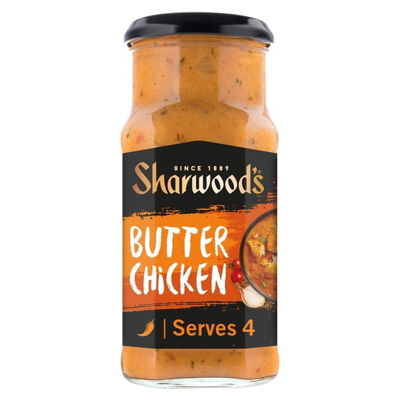 Sharwood's Butter Chicken Indian Curry Sauce 420g, Imported from Britain
