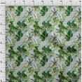 thumbnail image 3 of oneOone Silk Tabby Green Fabric Tropical Leaves Fabric For Sewing Printed Craft Fabric By The Yard 42 Inch Wide, 3 of 4