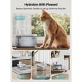 thumbnail image 3 of DownyPaws 2.5L Wireless Cat Water Fountain Battery Operated Automatic Pet Water Drinker with Motion Sensor Dog Water Dispenser ShopWise Round, 3 of 12