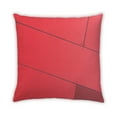 thumbnail image 2 of Ahgly Company Color Focus Red Indoor Throw Pillow, 18 inch by 18 inch, 2 of 6