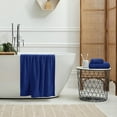 thumbnail image 5 of MALLONI HOME Ultra Soft 3 Pack Cotton Towel Set, Contains a Bath Towel 28x55 inch, a Hand Towel 16x24 inch & a Wash Coth 12x12 inch, Ideal Everyday use, Compact & Lightweight - Navy Blue, 5 of 6