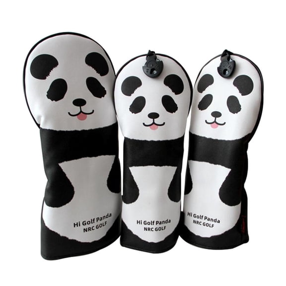 3 Pieces Golf Club Headcover Driver Head Protective Cover - universal - Lightweight, Utility & Durable