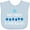 AE-Light Blue, variant on Inktastic My 1st Hanukkah Dreidels in Blue with Star of David Boys or Girls Baby Bib