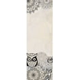thumbnail image 2 of Allen, Kimberly 13x32 Black Ornate Wood Framed with Double Matting Museum Art Print Titled - Owls in Beige, 2 of 4