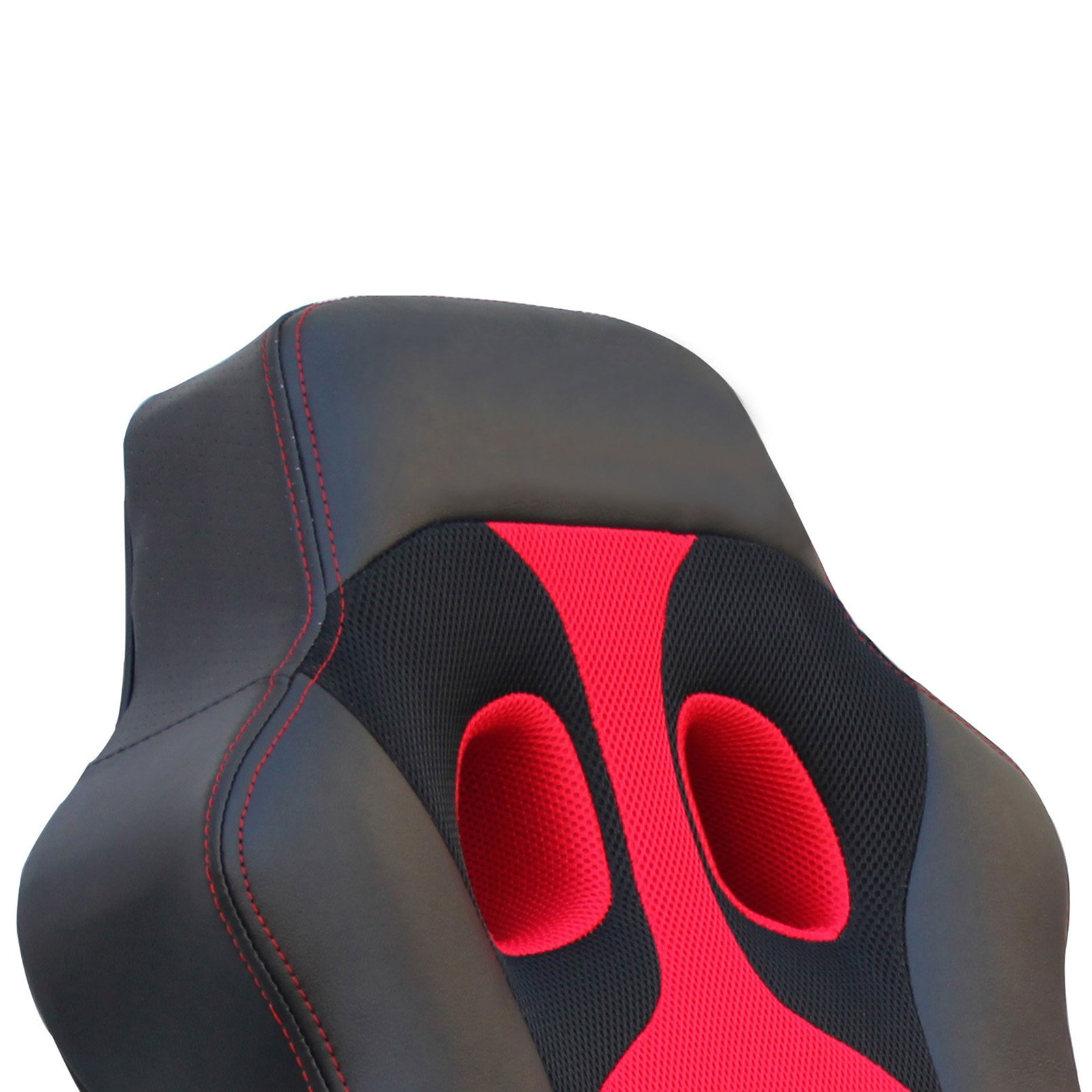 X Rocker Vibe 2.1 Bluetooth Gaming Chair Rocker, Black/Red, 5172801 - image 4 of 5