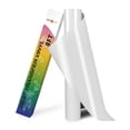 thumbnail image 1 of Rollos de vinilo HTV HTV de HTVRONT, de transferencia de calor, 10 x 8 pies, color blanco, 1 of 7