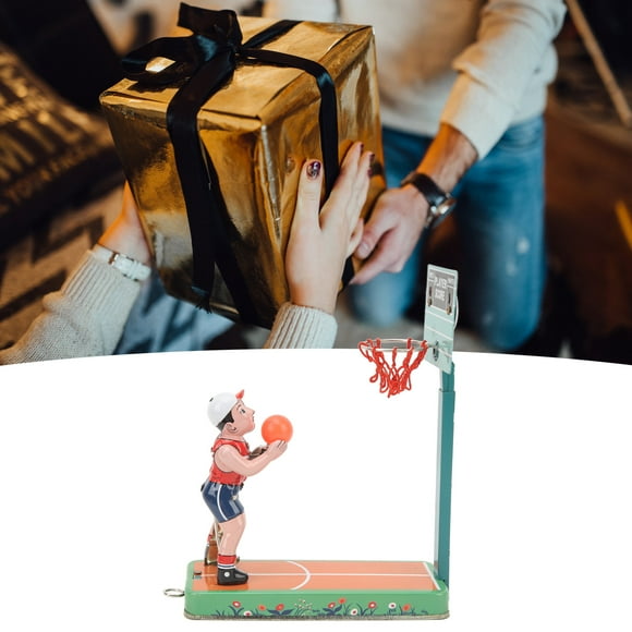 Clockwork Score Toy, Retro Wind Up Toy Interactive Tinplate For Surprise