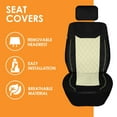 thumbnail image 5 of Universal Fit Car Seat Cover – Full Set of Automotive Car Seat Covers, Ultra-Modern Quilted Leatherette Seat Covers, Water-resistant Seat Protector for Cars, Trucks, SUVs and Vans, 5 of 9