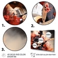 thumbnail image 3 of Designart "Jazz Musician African American Influence II" People Framed Wall Art - Global Red African American Art Entryway Framed Wall Art, 3 of 6