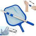thumbnail image 4 of Pool Skimmer Net With Pole, Pool Net Fine Mesh Telescopic Pole Leaf Skimmer Mesh For Swimming Pool Hot Tub Spa Pond Cleaning, 4 of 5