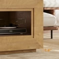 thumbnail image 6 of GUNAITO Lift Top Coffee Table with Storage, Wooden Convertible Coffee Table with LED Lights for Living Room, Square Center Table, Natural wood, 6 of 8