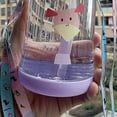 thumbnail image 5 of Vaso de agua de gran capacidad para jardín de infancia, vaso de plástico con forma de asta y pajita para niños, diseño de ciervo, 5 of 5