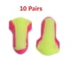 thumbnail image 1 of 10 pares de tapones para los oídos desechables de espuma suave a prueba de ronquidos protector de oídos para dormir sin cables auspicioso LingWen 8390612788420, 1 of 1