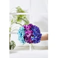 thumbnail image 3 of MAMOWEAR Artificial Fake Flowers Silk Hydrangea Arrangements Wedding Bouquets Decorations Plastic Floral Home Kitchen Garden Party Festival Décor, 3 of 6