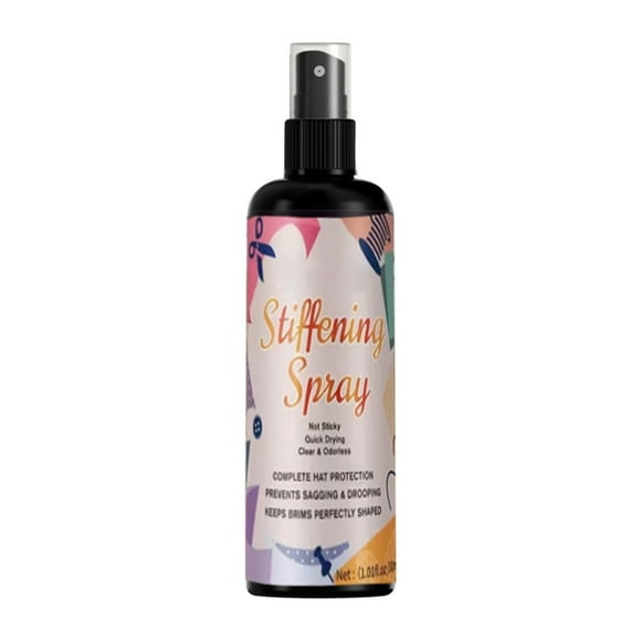 Aodebiao Fabric Stiffening Spray 100ml Universal Craft Spray for Crochet Costumes DIY Projects Quick Drying Non Yellowing Starch Spray for Textile Crafting Sculpting