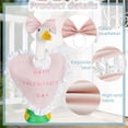 thumbnail image 6 of Valentine's Day Goose Outfit Porch Goose Costume - Adorable Colorful Goose Clothes, Valentine's Day Outdoor Patio Yard Decor, Spring Holiday Party Decor Pink (1Pcs), 6 of 9