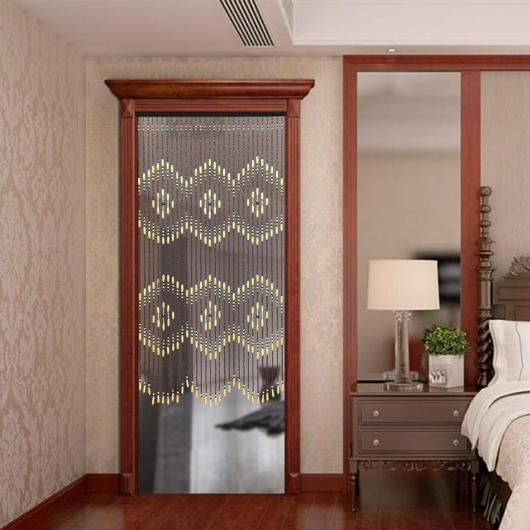 Bamboo Wooden Bead Curtain Doorway String Door Curtains Room