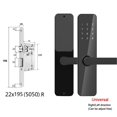 thumbnail image 2 of Smart Door Lock App Control Digital Door Lock With Handle Keypad Lock Electronic Door Lock For Home Hotel Rental ,Corrosion-Resistant, 2 of 5