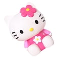 thumbnail image 4 of Piggy Bank for Girls Enamel Cute Cat Cartoon Decorative Coins Bank for Birthday Gift Rose Red, 4 of 5