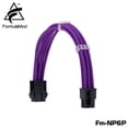 thumbnail image 4 of FormulaMod Fm-NP6P PCI-E 6Pin Power Extension Cable For Motherboard/GPU 6 Pin 18AWG Solid Color Extension Cables With Cable Comb, 4 of 5