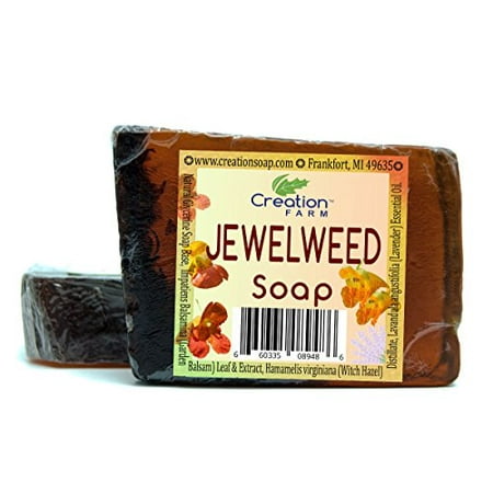 Jewelweed Soap 2 Large Bar Pack for Jewelweed Poison Ivy Wash and