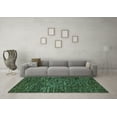 thumbnail image 3 of Ahgly Company Indoor Rectangle Abstract Turquoise Blue Modern Area Rugs, 8' x 10', 3 of 4