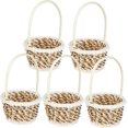 thumbnail image 1 of Canastas De Almacenamiento Tejidas De Mimbre Con Mango Pequeñas Para Niñas De Flores Cestas De Boda Rústicas Y Versátiles Para Hogar Y Eventos, 1 of 4