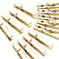 thumbnail image 5 of Mini Clips de Plástico, 100 Piezas, Clips para Fotos Utilitarios, Pinzas de Papel, Clips para Tendedero - 3,5 x 0,5 x 0,7 cm, Dorado, 5 of 5