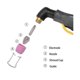 thumbnail image 4 of 24PCS SG-55 -60 WSD-60 Plasma Cutter Cutting Torch Tip Nozzles Consumables Kit, 4 of 5