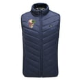 thumbnail image 2 of Homenesgenics Thermal Jacket Vest Heated Men and Women Winter Printed 9 Zone 3 Level Temperature Control Electric Blue S, 2 of 6