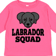thumbnail image 4 of Inktastic Dog Black Labrador Squad Boys or Girls Long Sleeve Toddler T-Shirt, 4 of 5