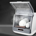 thumbnail image 2 of Miumaeov Countertop Dishwasher 1200W Portable Dishwasher Compact Table Top Dishwasher with 3 Washing Programs 360 Degree Spraying Water 75C Hot Air Drying for Apartments Dorms RV, 2 of 13