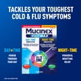 thumbnail image 2 of Mucinex Fast Max Cold and Flu Relief Liquid Gels, Maximum Strength Daytime (16 Count) and Nighttime (8 Count), Combo Pack, 2 of 12