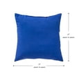 thumbnail image 4 of Greendale Home Fashions 17'' x 17'' Reversible Outdoor Throw Pillow, Set of 2, Marine Blue, 4 of 6