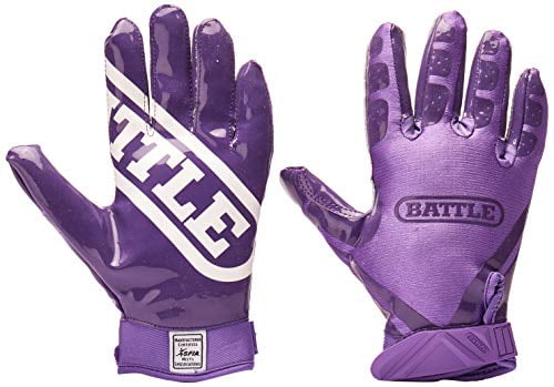 battle double threat football gloves