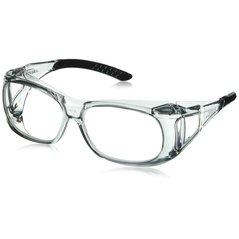 Elvex OVRSpec II Safety Glasses with Translucent Frame and Clear Lens