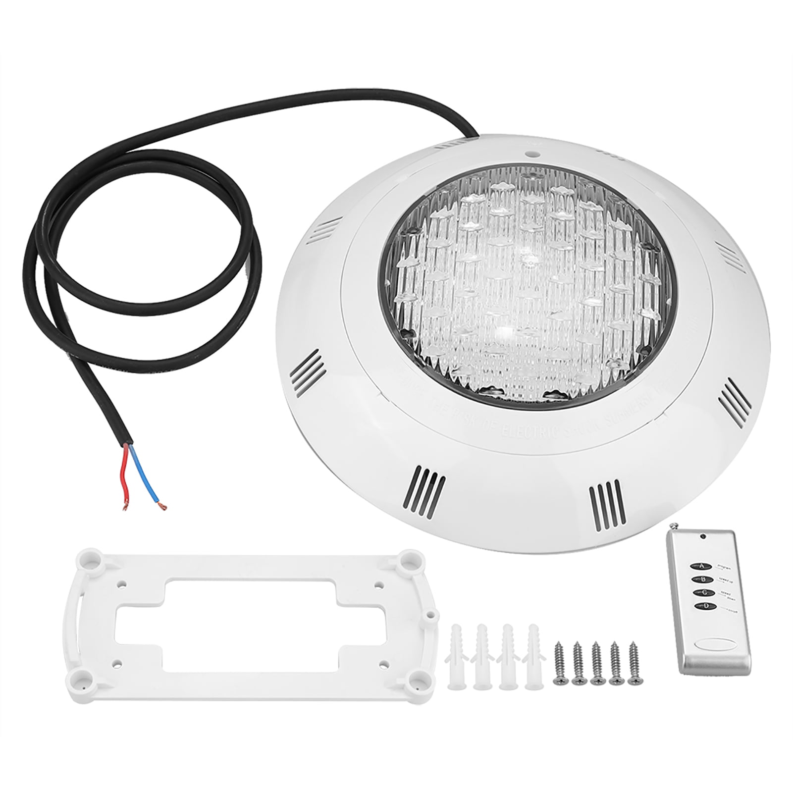 54W Underwater Swimming Pool Light LED Lamp+Remote Control Multi-Color AC 24V US 