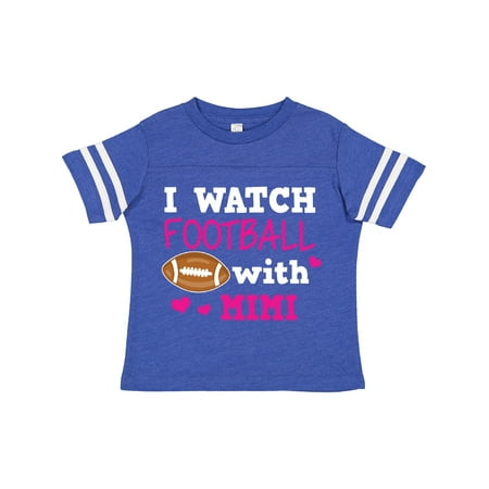 

Inktastic I Watch Football with My Mimi Gift Toddler Toddler Girl T-Shirt