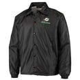 thumbnail image 2 of Men's Black Miami Dolphins Coaches Classic Raglan Full-Snap Windbreaker Jacket, 2 of 4