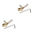 thumbnail image 3 of Thinsony Vintage Brass Violin Making Tool Woodworking Plane Authentic Craftsmanship Gold XXS 2PCS, 3 of 6