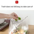 thumbnail image 4 of Stainless Steel Garbage Bag Shelf Home Kitchen Countertop Folding Trash Bag Hold, 4 of 18