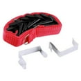 thumbnail image 2 of Cheers.US Adjustable Over Door Straps Bag Hanger Coat Hook Hat Clothes Storage Rack, 2 of 7