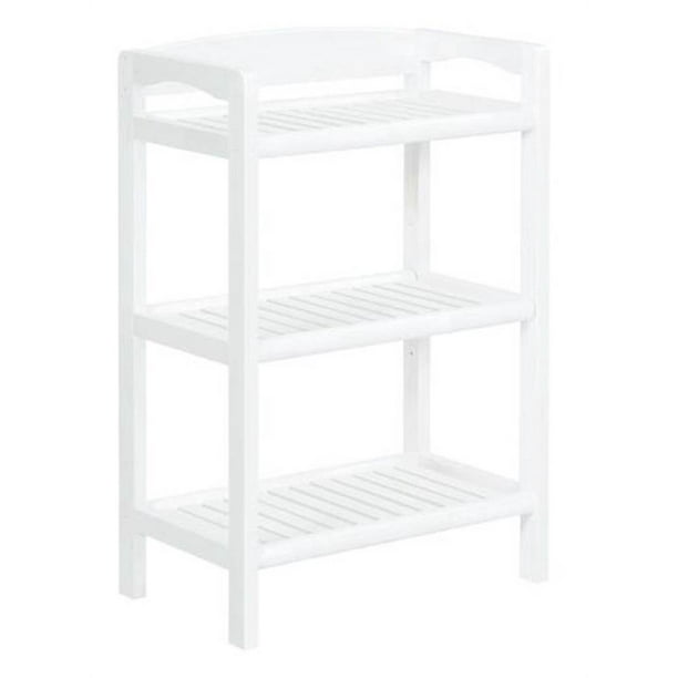 Solid Wood Abingdon Low Bookcase, Low White Solid Wood Bookcase