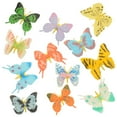 thumbnail image 1 of LEEYNEER 12 Pcs Jouet de Simulation d'Insecte Papillon Artificiel, 1 of 8