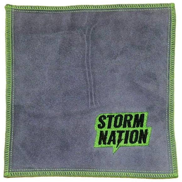 Storm STAC901GR Bowling Towel, Green/Gray, 10.71" x 7.40"