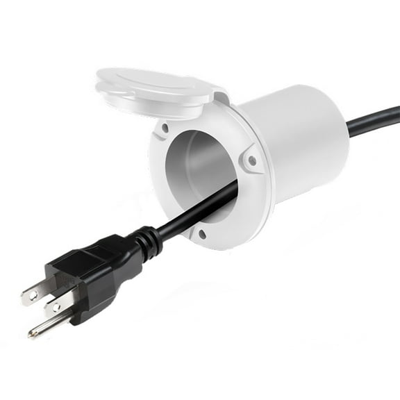 Guest AC Universal Plug Holder - White | Bundle of 10