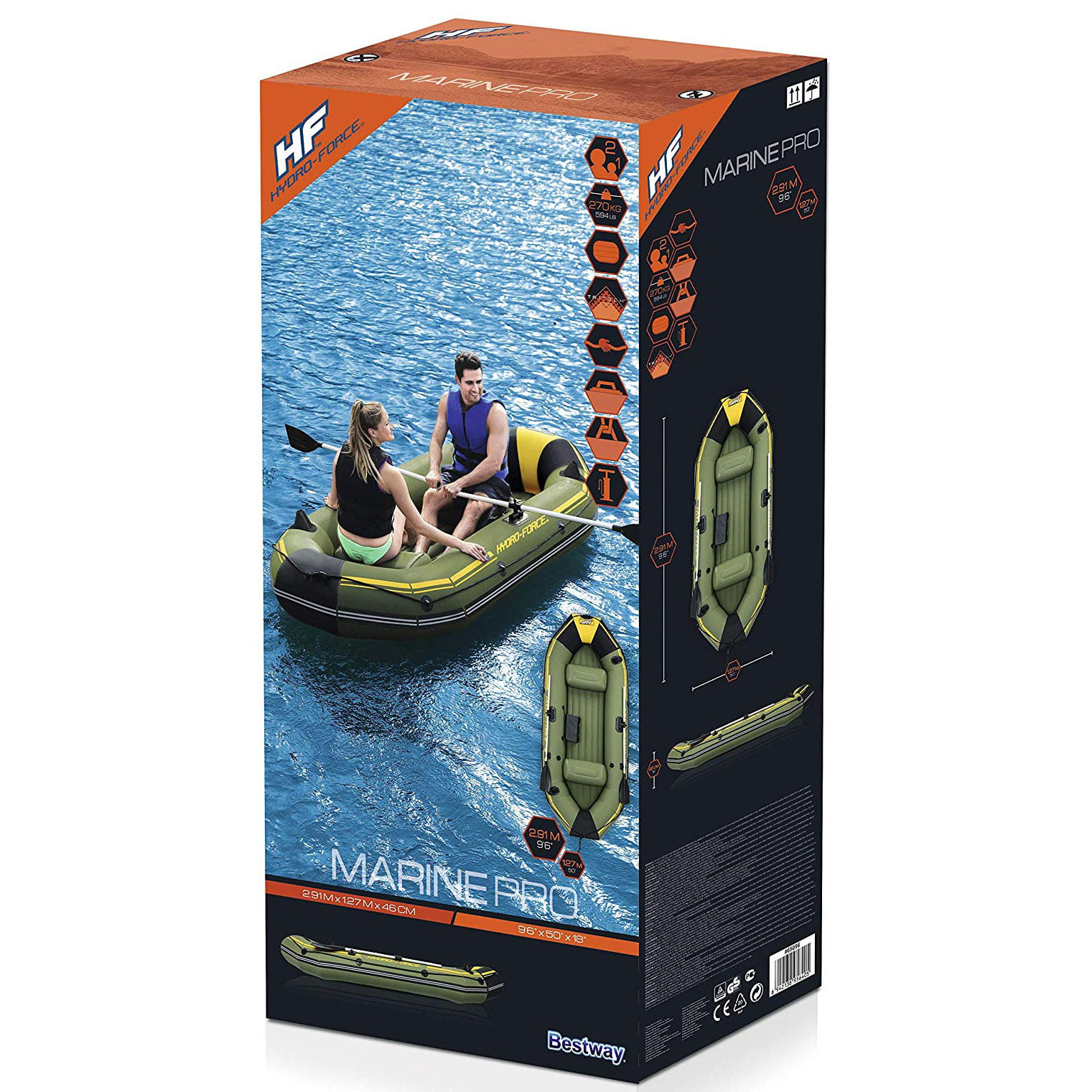 Sail kit for HydroForce or Ozark Trail Marine Pro Inflatable Raft Boat. 