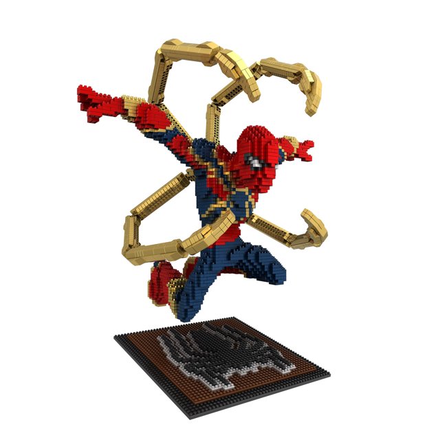 New Marvel Avengers Temple Building Blocks Iron Man Mech Weapon Shield Toy Hulk Armor Assembled Building Block Children's Gift Fivean unisex