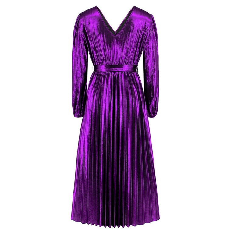 Olyvenn Womens Plus Size Long Party Evening Dresses Bubble Long