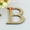 Gold B, variant on Diy 3D Acrylic Alphabet Mirror Wall Stickers Durable Home Decor Letter Sign For Diy Home Class Decoration(Gold U-One Size)